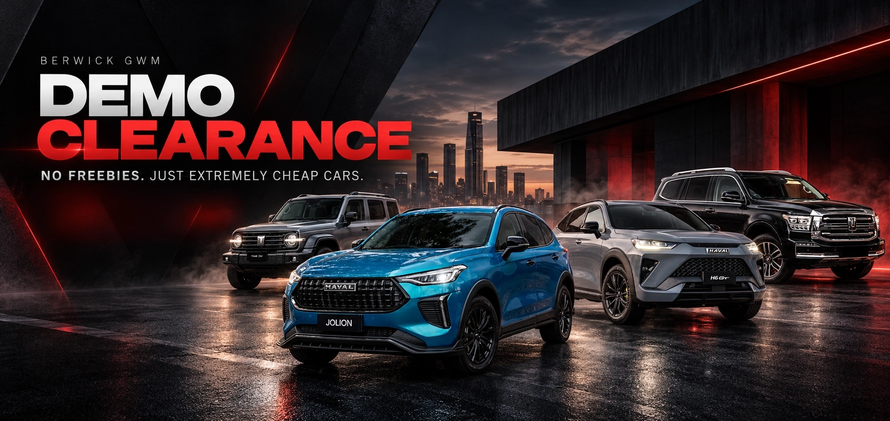 GWM Demo Clearance SUV Showcase Copy 2